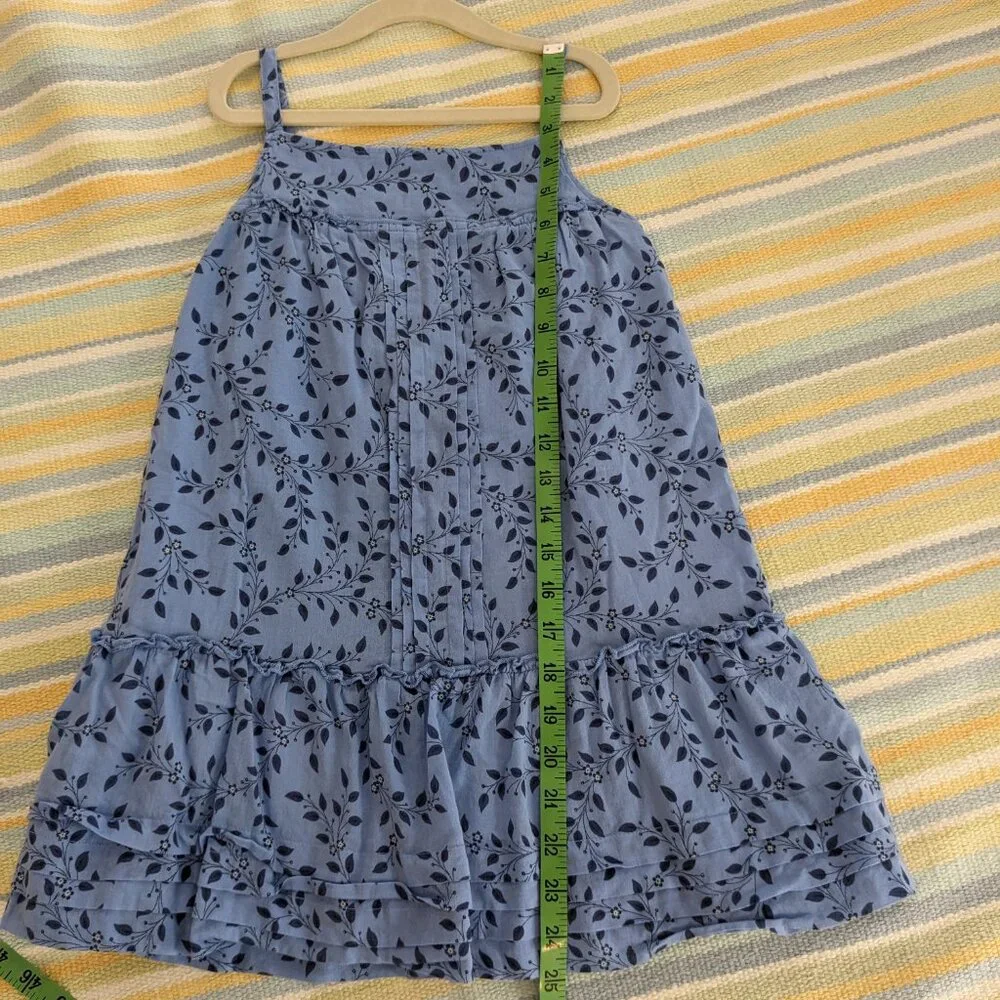 ⭐ Gap Kids blue floral cotton sundress 6/7